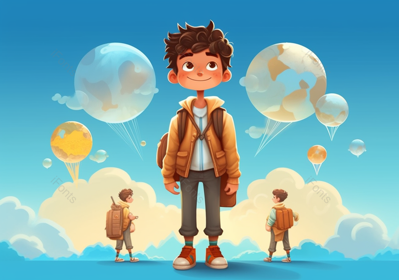 旅行儿童节插画手绘背景,插画/手绘图,插画/手绘图库,插画/手绘图下载,插画/手绘